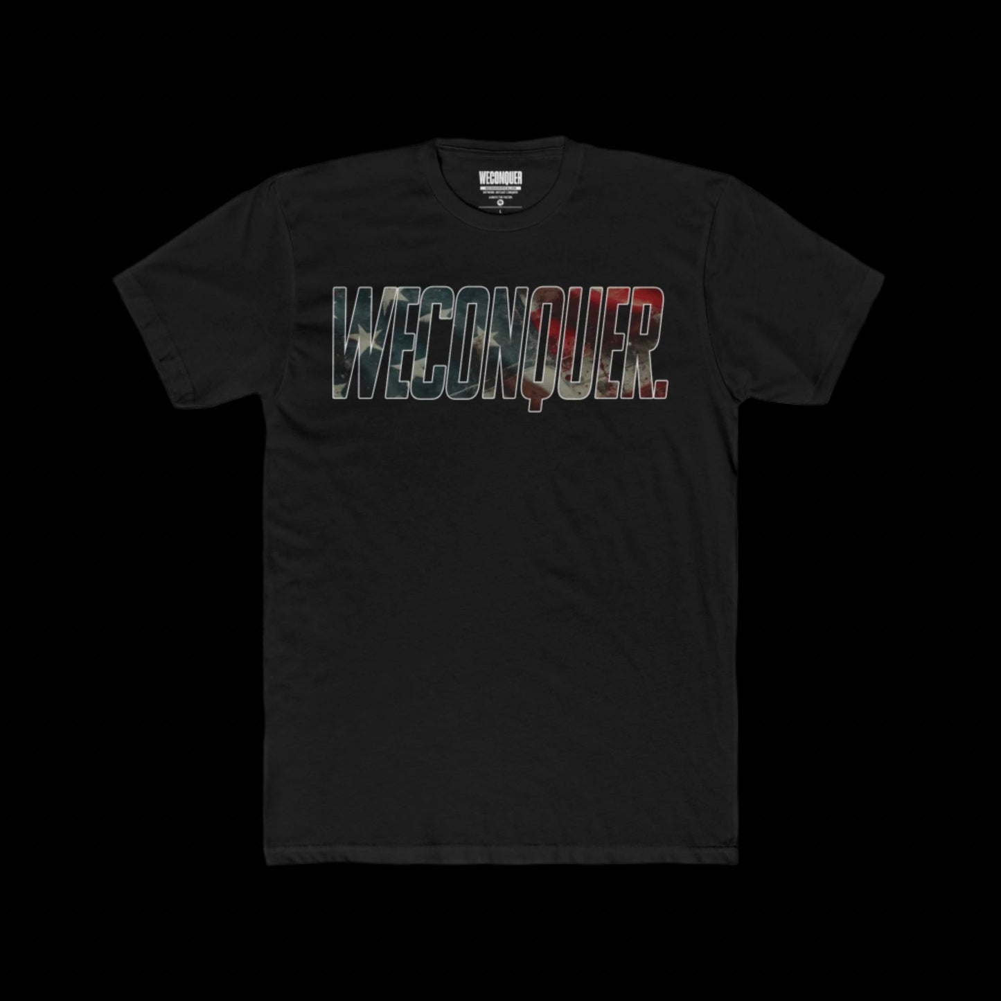 WECONQUER FITTED AMERICAN TEE